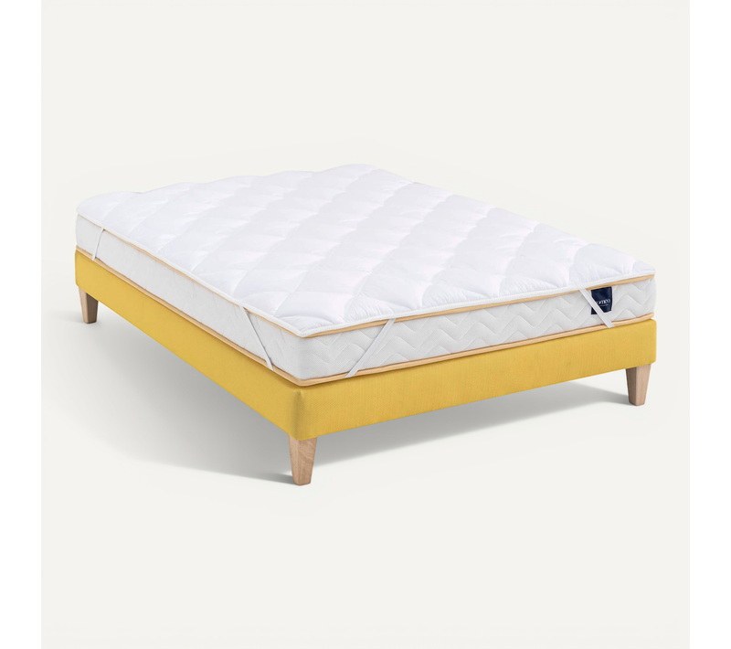 Surmatelas Moelleux Et Respirant Aurore Soutien Ferme 180x200 - 2 Personnes - Accueil Confortable