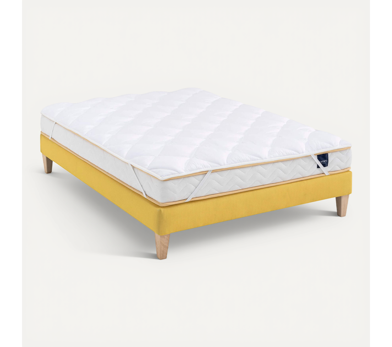 Surmatelas Moelleux Et Respirant Aurore Soutien Ferme 200x200 - 2 Personnes - Accueil Confortable