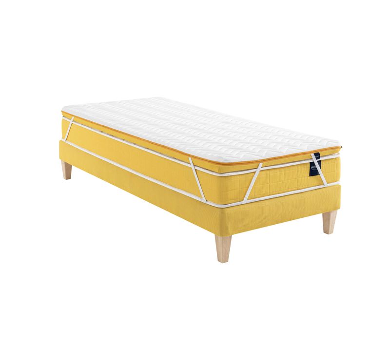 Surmatelas Mousse Ferme Aurore Soutien Ferme 70x190 - 1 Personne - Accueil Moelleux