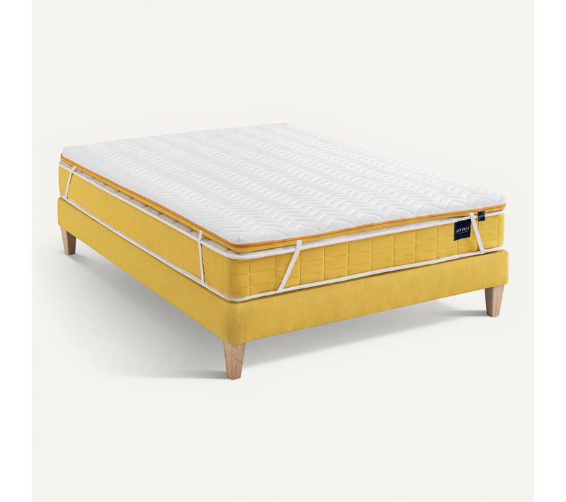 Surmatelas Mousse Ferme Aurore Soutien Ferme 130x190 - 2 Personnes - Accueil Moelleux
