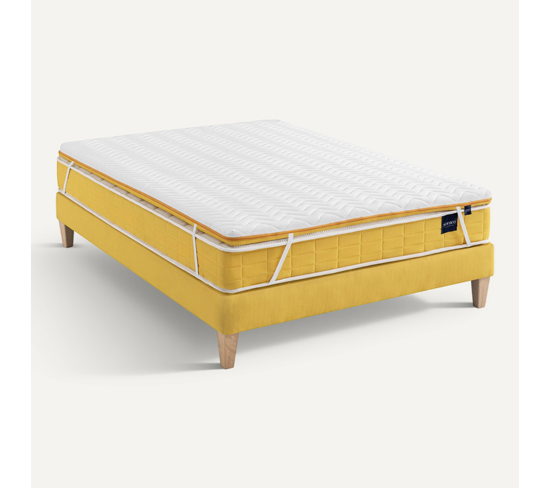 Surmatelas Mousse Ferme Aurore Soutien Ferme 140x200 - 2 Personnes - Accueil Moelleux