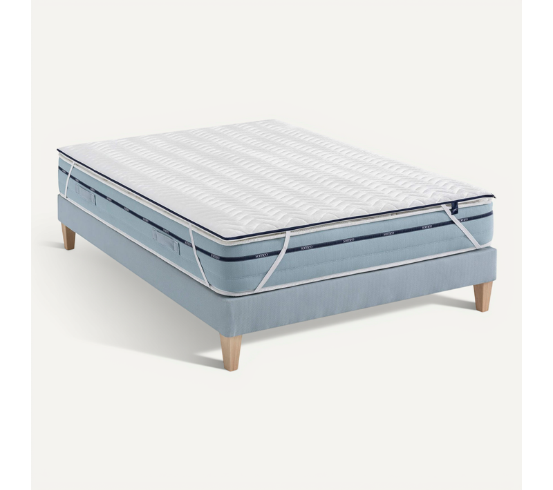 Surmatelas Mémoire De Forme 5 Cm Songe Soutien Mi-ferme 160x200 - 2 Personnes - Accueil Très Moelleu