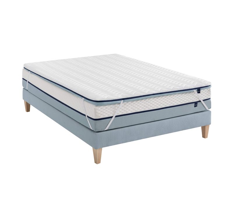 Surmatelas Mémoire De Forme 7 Cm Songe Soutien Mi-ferme 110x190 - 1 Personne - Accueil Très Moelleux