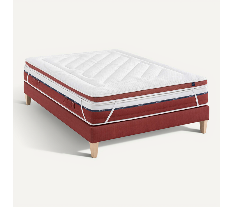 Surmatelas Latex Ferme Crépuscule Soutien Mi-ferme 90x190 - 1 Personne - Accueil Très Moelleux