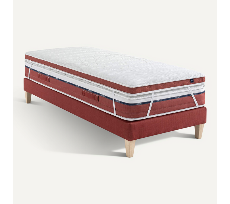 Surmatelas Latex Ferme Crépuscule Soutien Mi-ferme 90x200 - 1 Personne - Accueil Très Moelleux