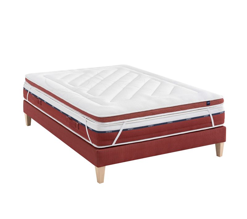 Surmatelas Latex Ferme Crépuscule Soutien Mi-ferme 160x200 - 2 Personnes - Accueil Très Moelleux