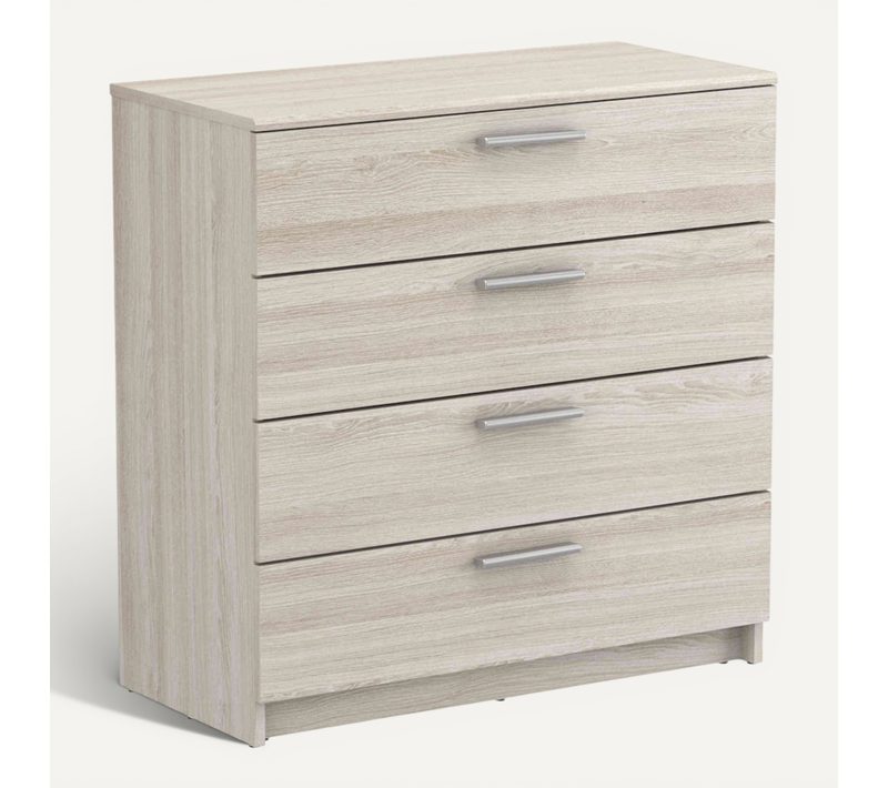 Commode 4 Tiroirs Bois Clair