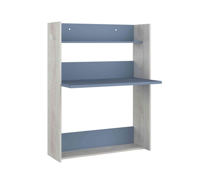 Bureau à Paroi Niches Bleu