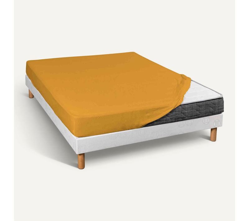 Drap Housse Coton Jersey Bonnet 30 Cm 140x200
