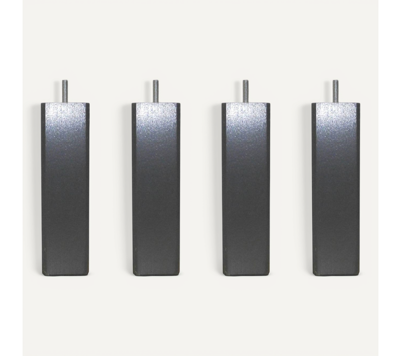 Pied Carré Bois (lot De 4)
