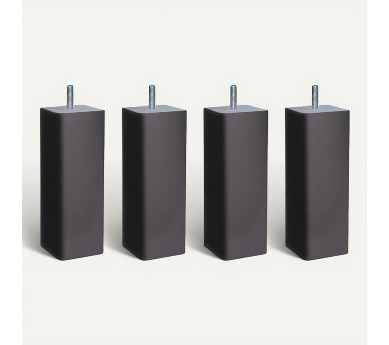 Pied Carré Bois (lot De 4)