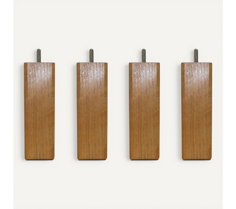 Pied Carré Bois (lot De 4)