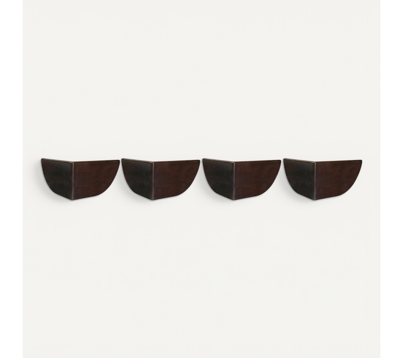Pied Angle Galbé (lot De 4)
