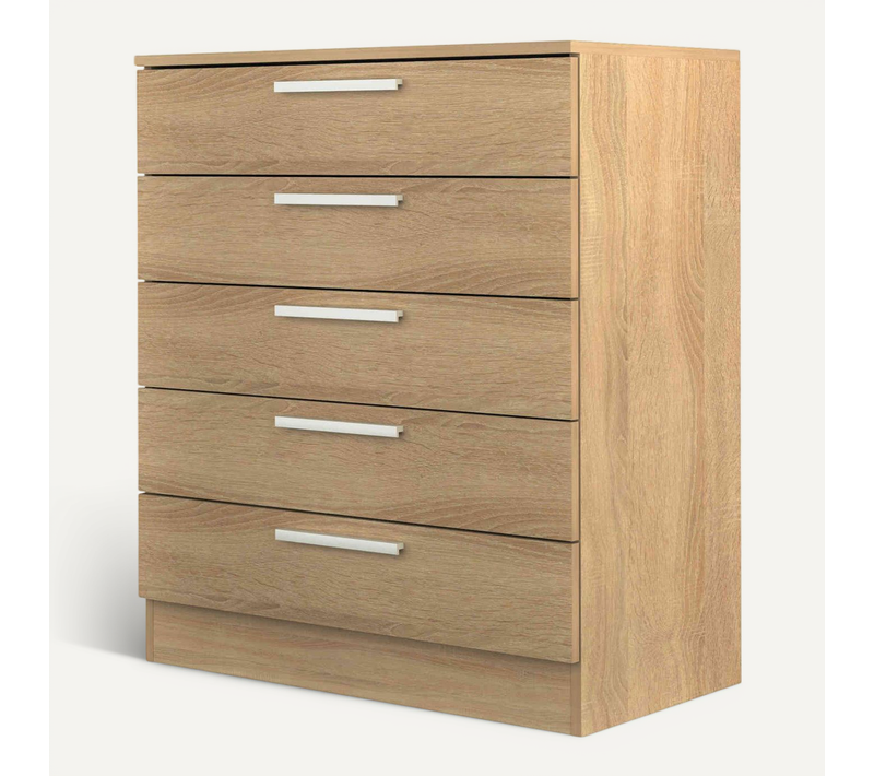 Commode 5 Tiroirs Bois