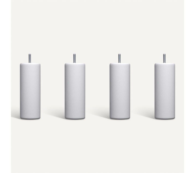 Pied Cylindrique Bois (lot De 4)