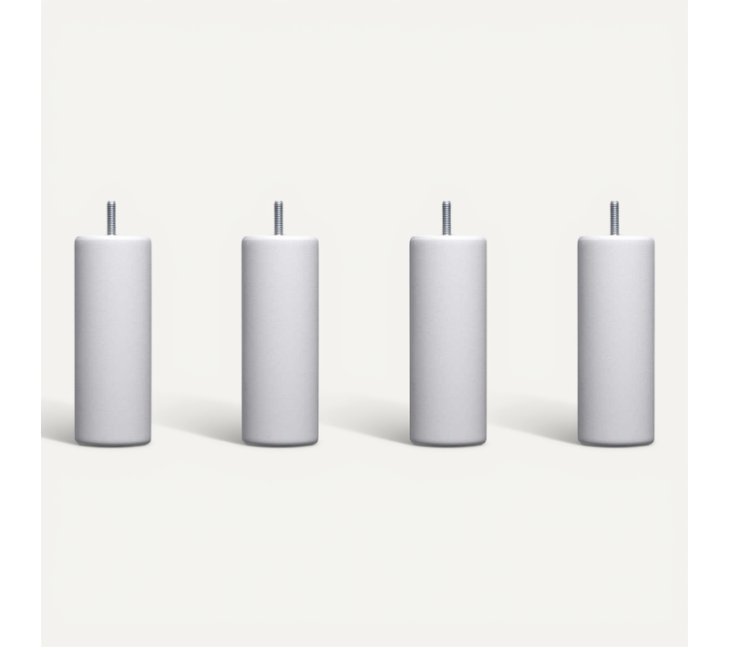 Pied Cylindrique Bois (lot De 4)