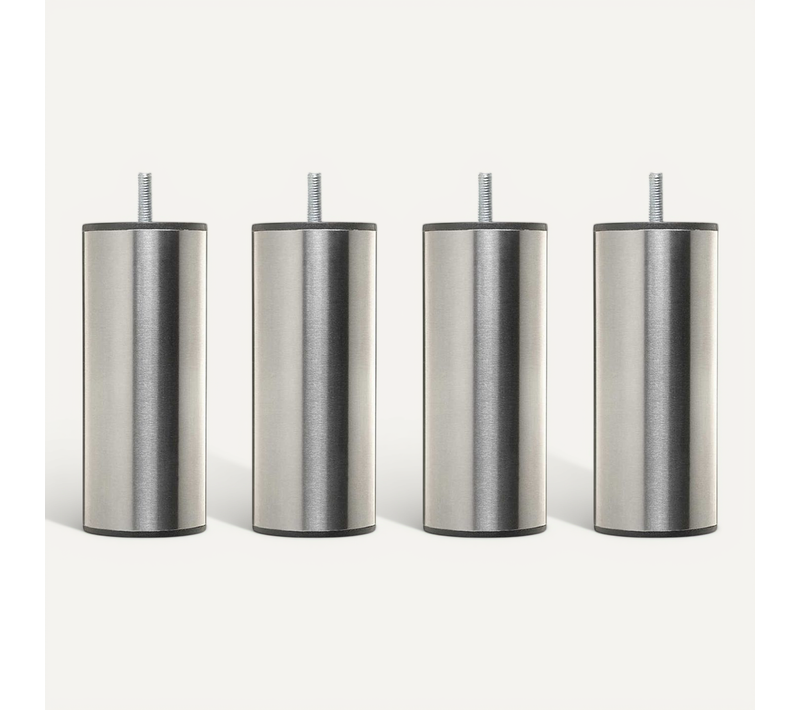 Pied Cylindrique Inox (lot De 4)