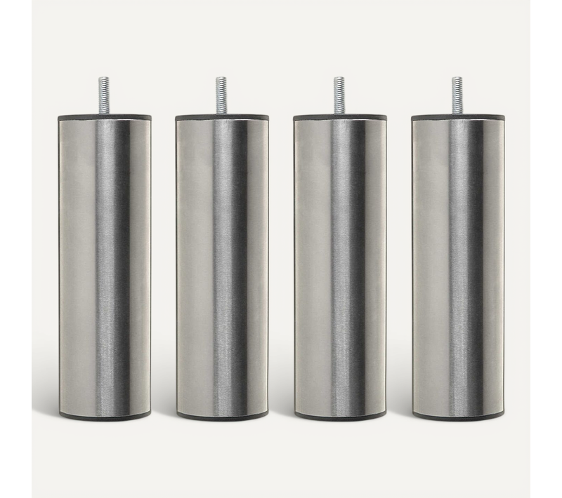 Pied Cylindrique Inox (lot De 4)