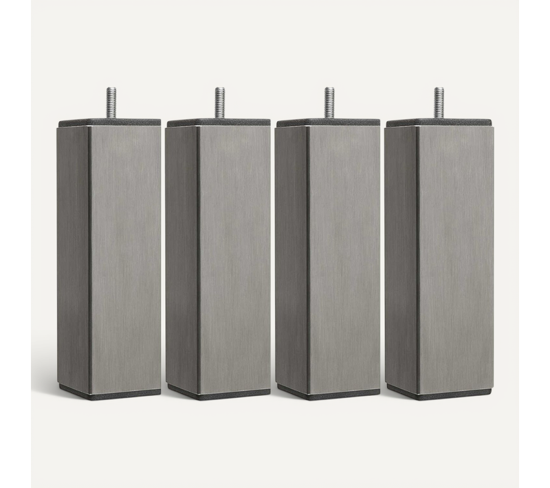 Pied Carré Inox (lot De 4)