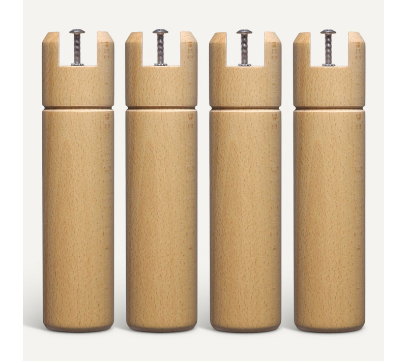 Pied Pour Cadre À Lattes Bois (lot De 4)