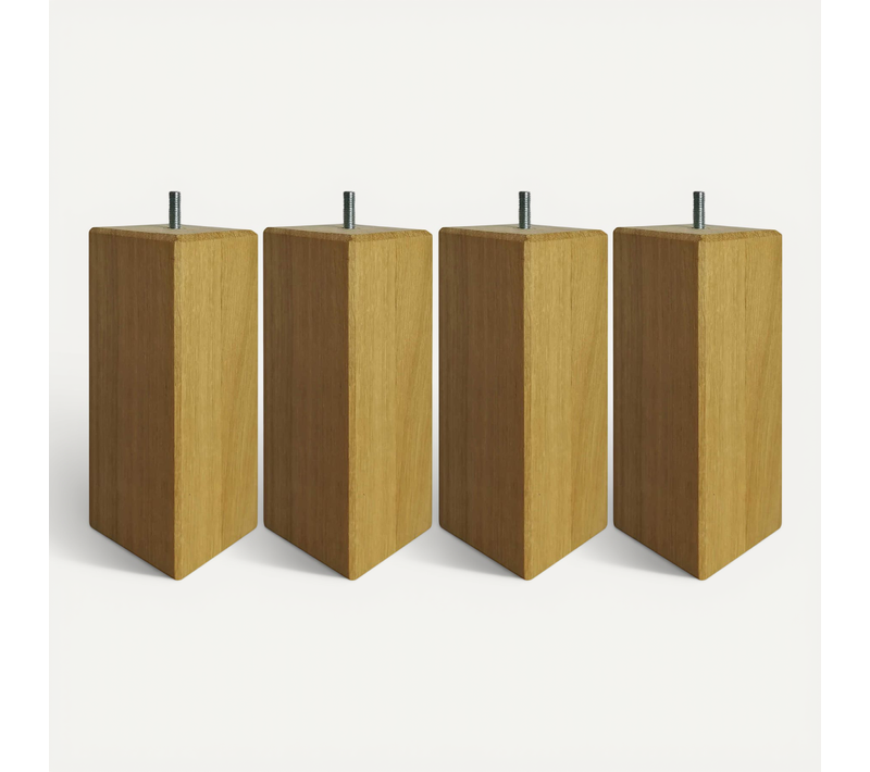 Pied Carré Chêne Massif (lot De 4)