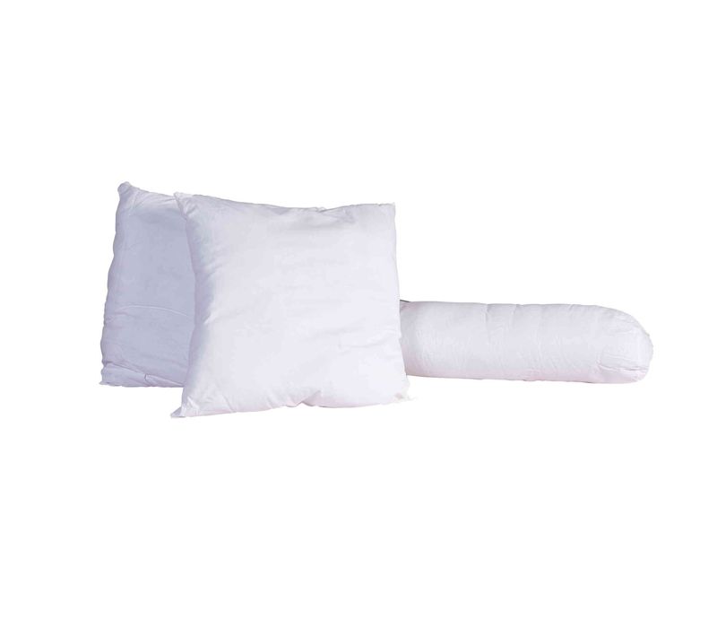 Pack Traversin 100% Coton 160 Et Oreiller Luxe Anti-acariens