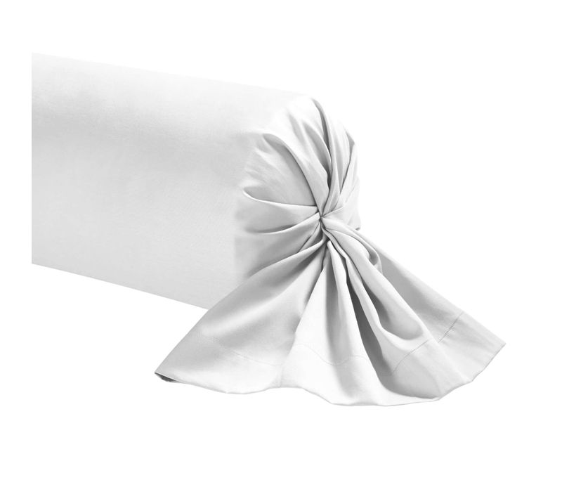 Taie De Traversin Coton Blanc Blanc 180 Cm (traversin)
