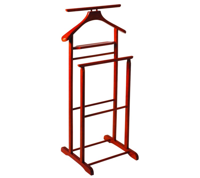 Valet De Nuit En Bois Massif Bois Naturel