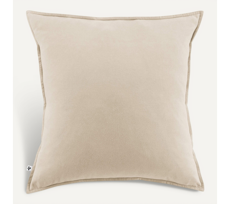 Taie D'oreiller Flanelle Beige 50x70