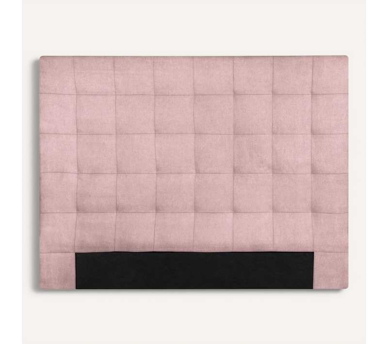 Tête De Lit Déco Matelassée Vieux Rose 140 Cm