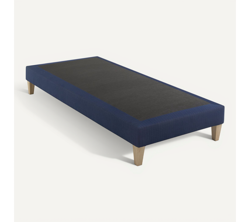 Sommier Déco Tapissier Bleu Marine Rêve 70x190