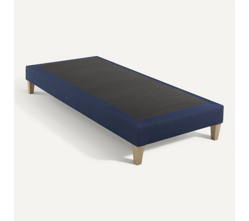 Sommier Déco Tapissier Bleu Marine Rêve 100x190