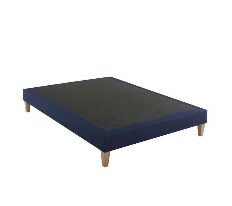 Sommier Déco Tapissier Bleu Marine Rêve 180x200