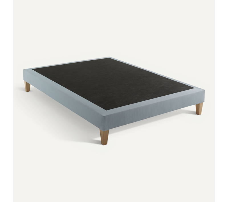 Sommier Déco Tapissier Vert D'eau Songe 140x190