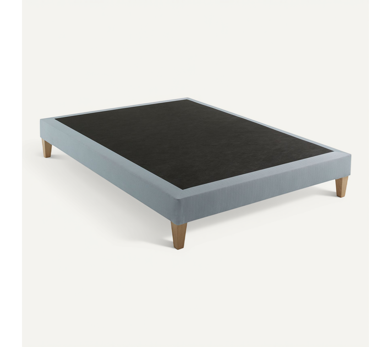 Sommier Déco Tapissier Vert D'eau Songe 160x200