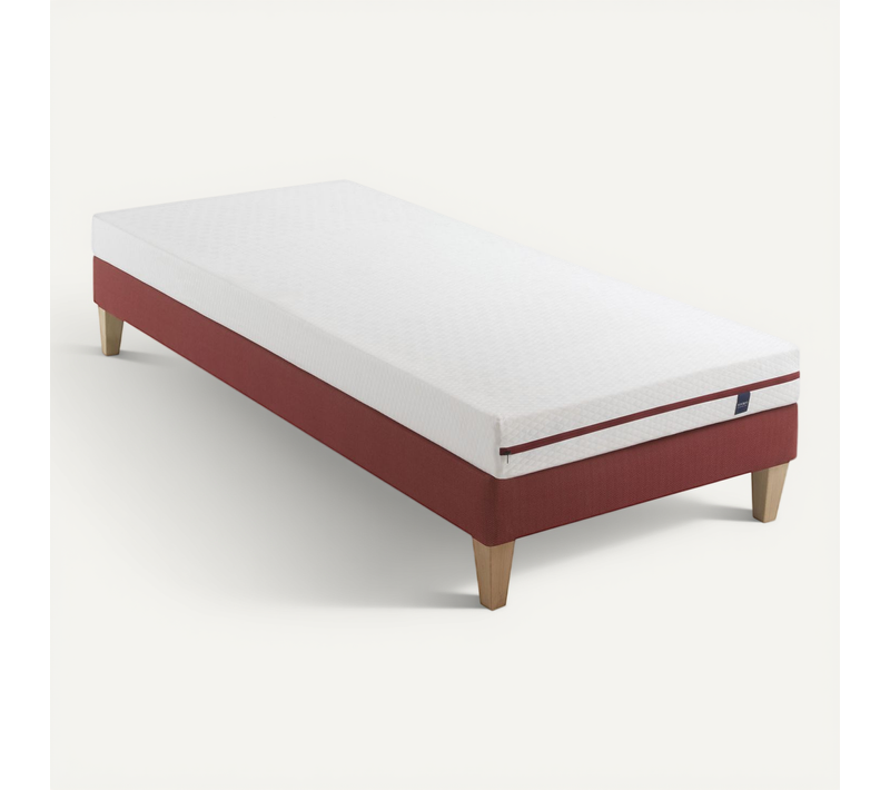 Ensemble Matelas Latex, Sommier Crépuscule 200 Soutien Ferme 100 X 200 - Accueil Moelleux