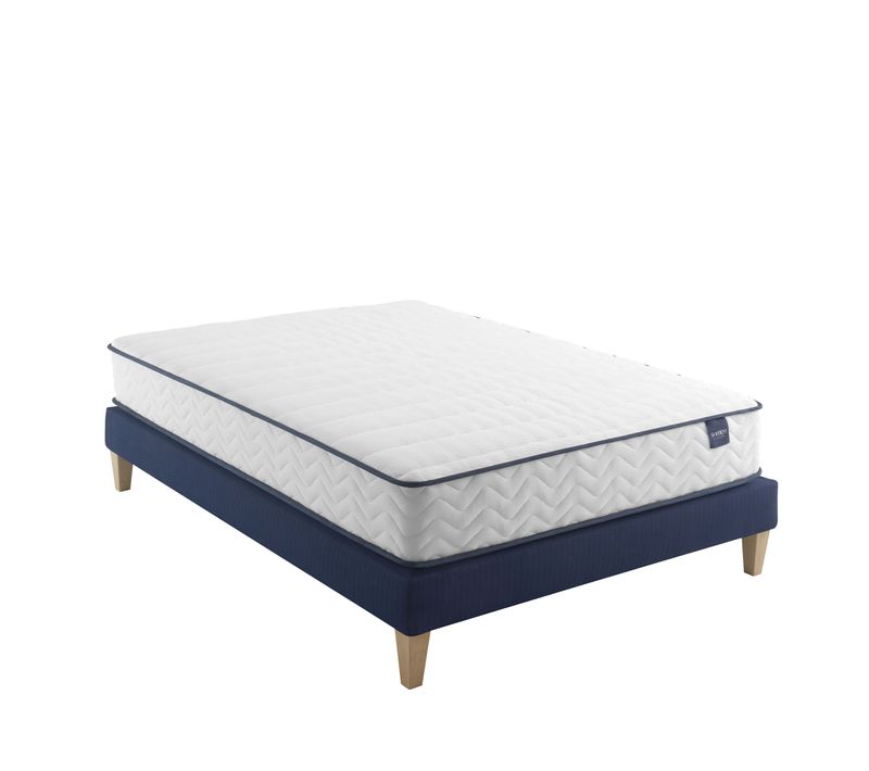 Ensemble Matelas Ressorts Sommier Rêve 300 Soutien Très Ferme 160 X 200 Accueil Confortable