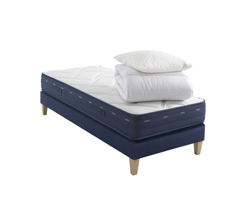 Ensemble Matelas Ressorts, Accueil Mémoire De Forme, Sommier, Couette, Oreiller Rêve 500 70x200