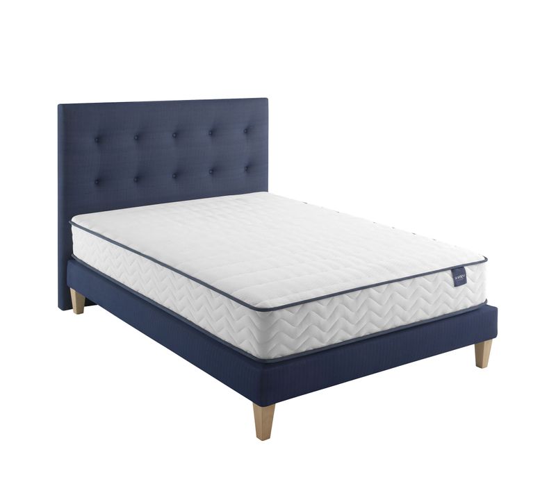 Ensemble Matelas Ressorts, Sommier Et Tête De Lit Rêve 300 Soutien Très Ferme 160 X 200