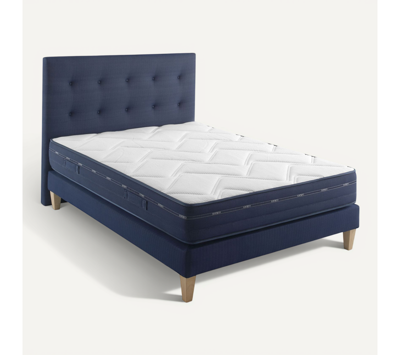 Ensemble Matelas Ressorts, Sommier, Rêve 500 Soutien Ferme 140 X 190 - Accueil Moelleux
