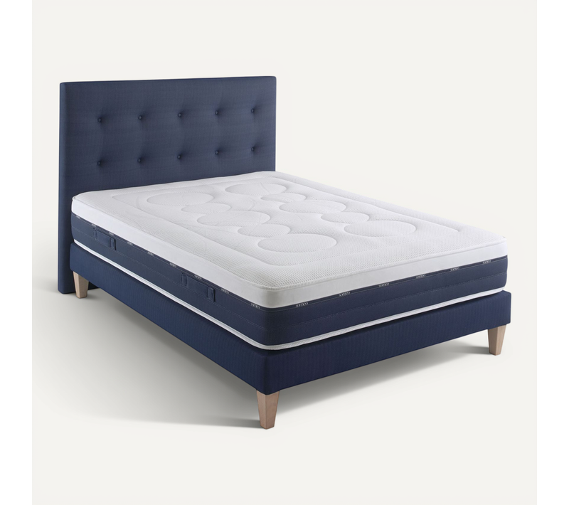 Ensemble Matelas Ressorts, Sommier, Rêve 600 Soutien Ferme 140 X 190 - Accueil Très Moelleux