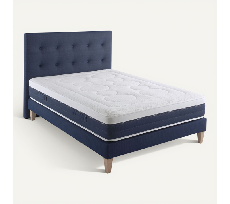 Ensemble Matelas Ressorts, Sommier, Rêve 600 Soutien Ferme 140 X 200 - Accueil Très Moelleux