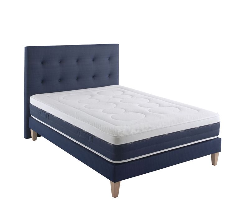 Ensemble Matelas Ressorts, Sommier, Rêve 600 Soutien Ferme 160 X 190 - Accueil Très Moelleux