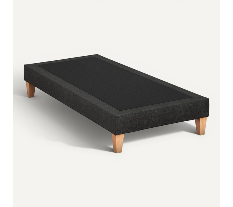 Sommier Déco Tapissier Nuit Noire - 80x210