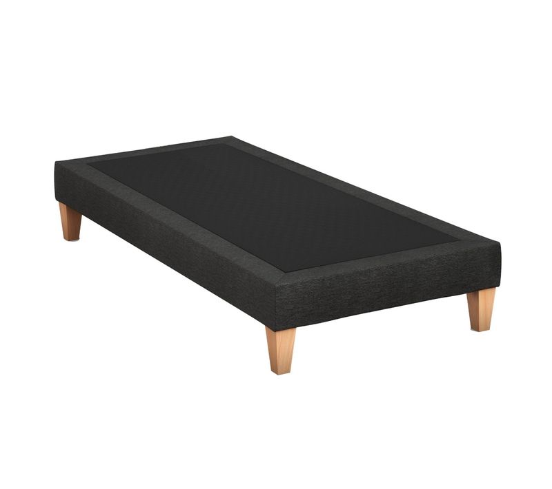 Sommier Déco Tapissier Nuit Noire - 90x210