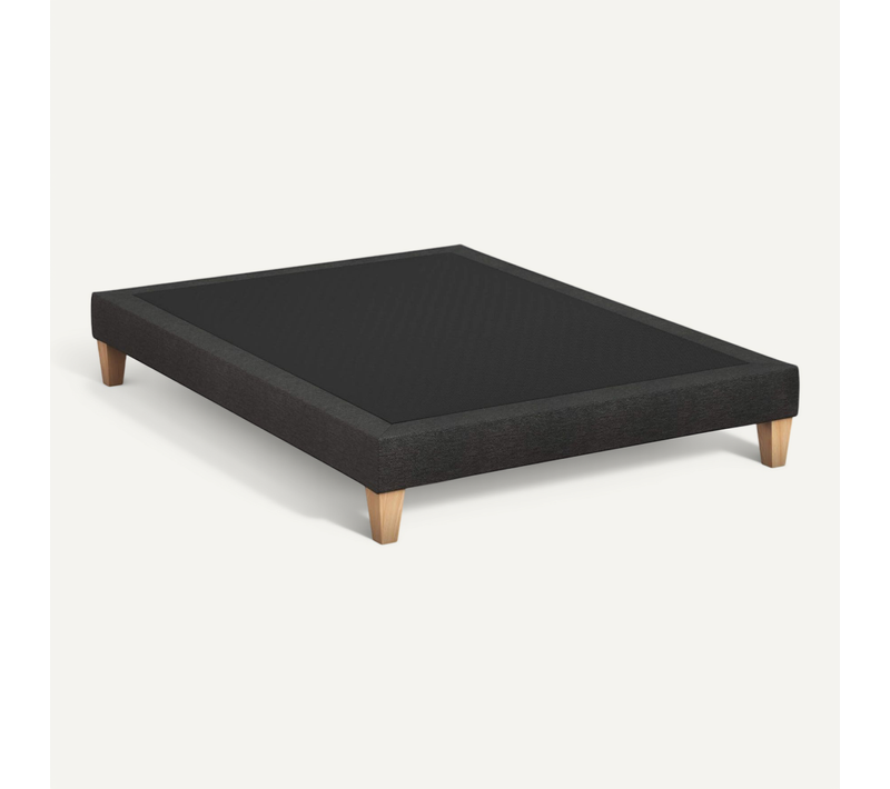 Sommier Déco Tapissier Nuit Noire - 130x190