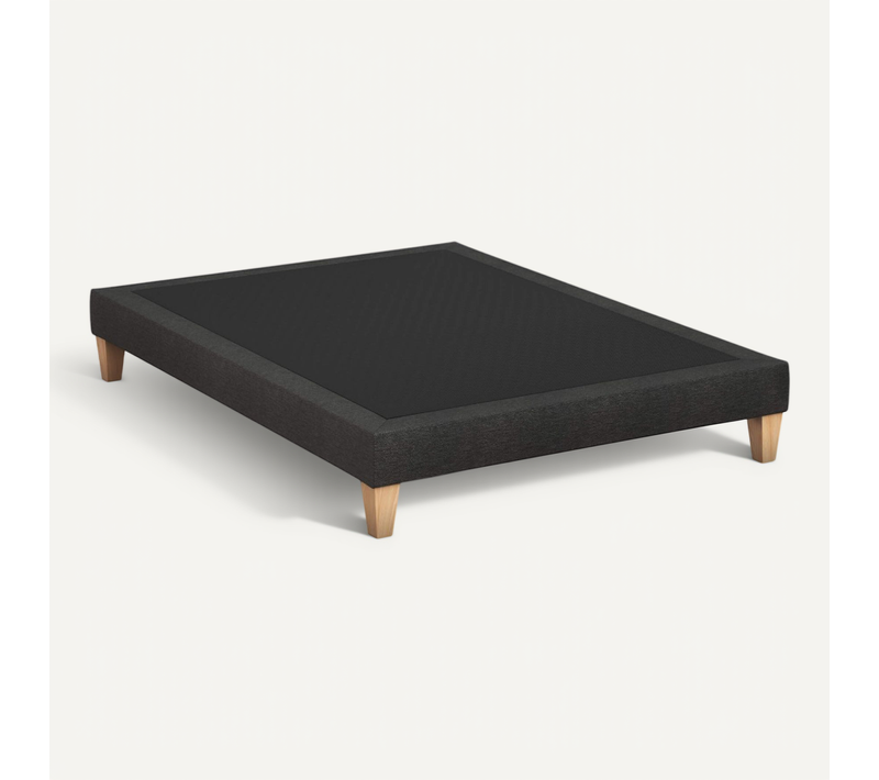 Sommier Déco Tapissier Nuit Noire - 140x190