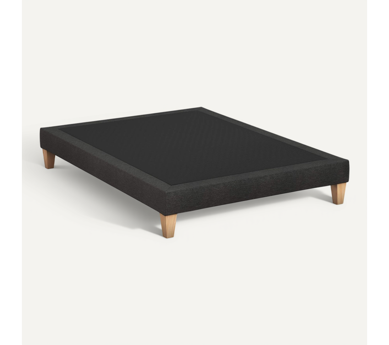 Sommier Déco Tapissier Nuit Noire - 140x200