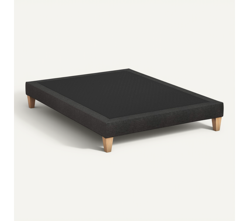 Sommier Déco Tapissier Nuit Noire - 160x190