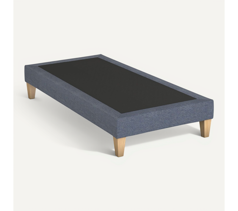 Sommier Déco Tapissier Bleu Océan - 100x200
